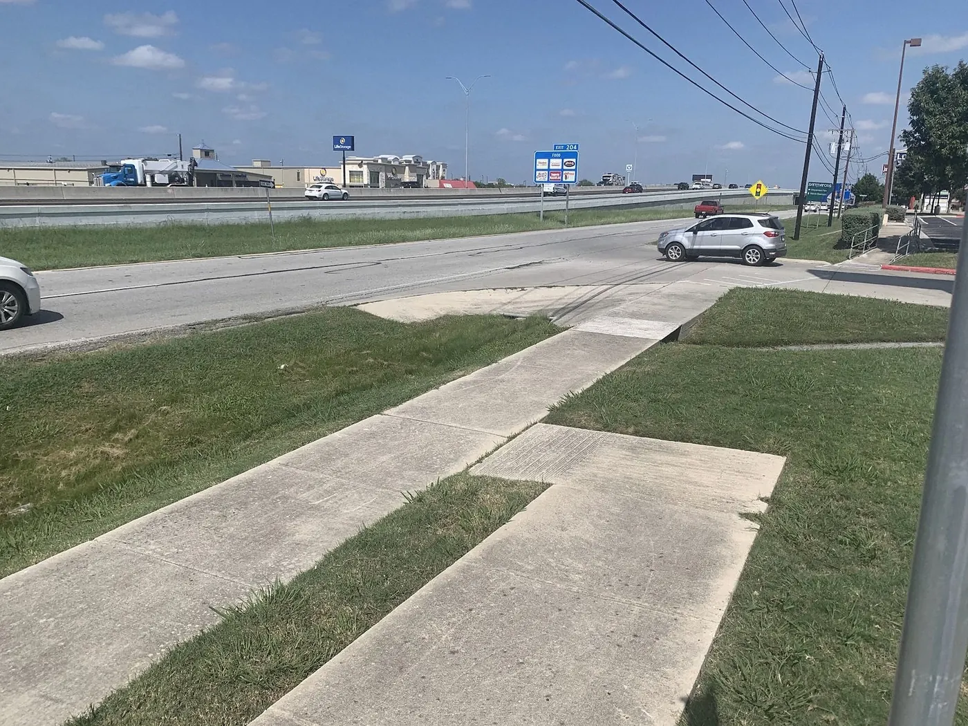 B2B restaurant exterior pressure washing Austin area before sidewalk cleaning